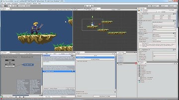 ART155: Unity part 3 -- 2D Falling in holes and preventing sticking to walls in Unity