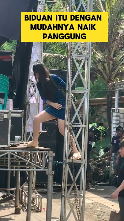 momen lucu ketika biduan dangdut naik panggung ‼️‼️ #ngakak #lucu #kocak #ketawa #biduan