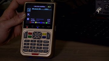 Configuration du "v8 finder GT média" pour le satellite QO 100 DATV.