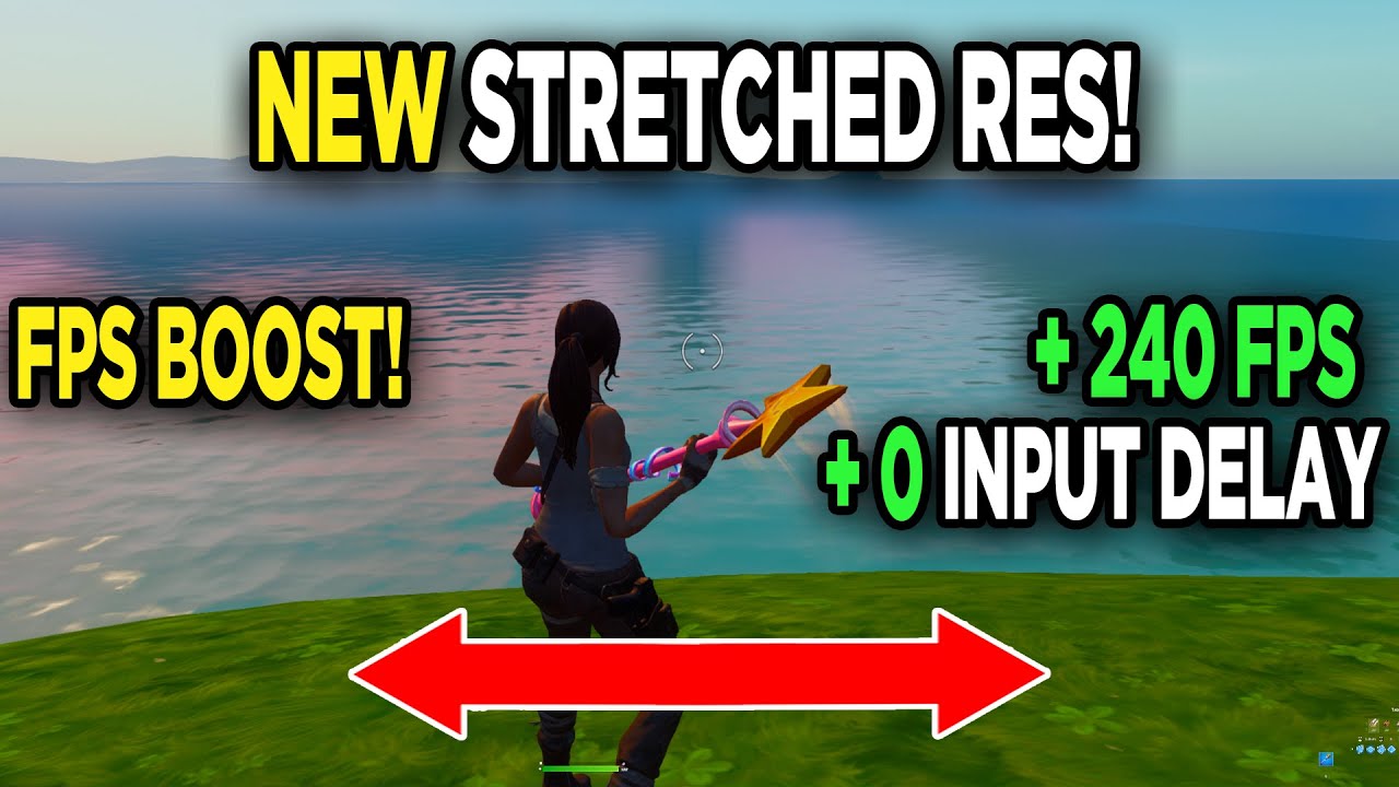 *BEST* STRETCHED RESOLUTION FOR CHAPTER 3 Fortnite FPS Boost & Less