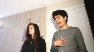 Video thumbnail of "Dont go - Bring me the horizon (Dual vocal cover)"