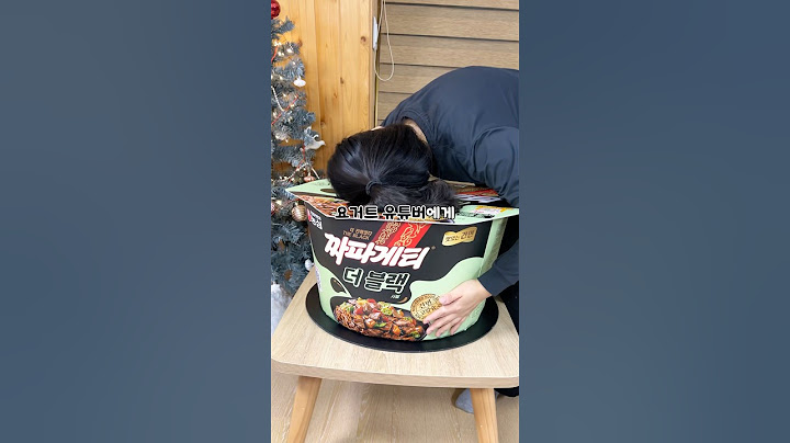 일요일은 내가 짜파게티 요리사! #제품제공