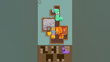 Funny Puzzle Cats 182 - Gameplay Walkthrough (iOS & Android) #shorts