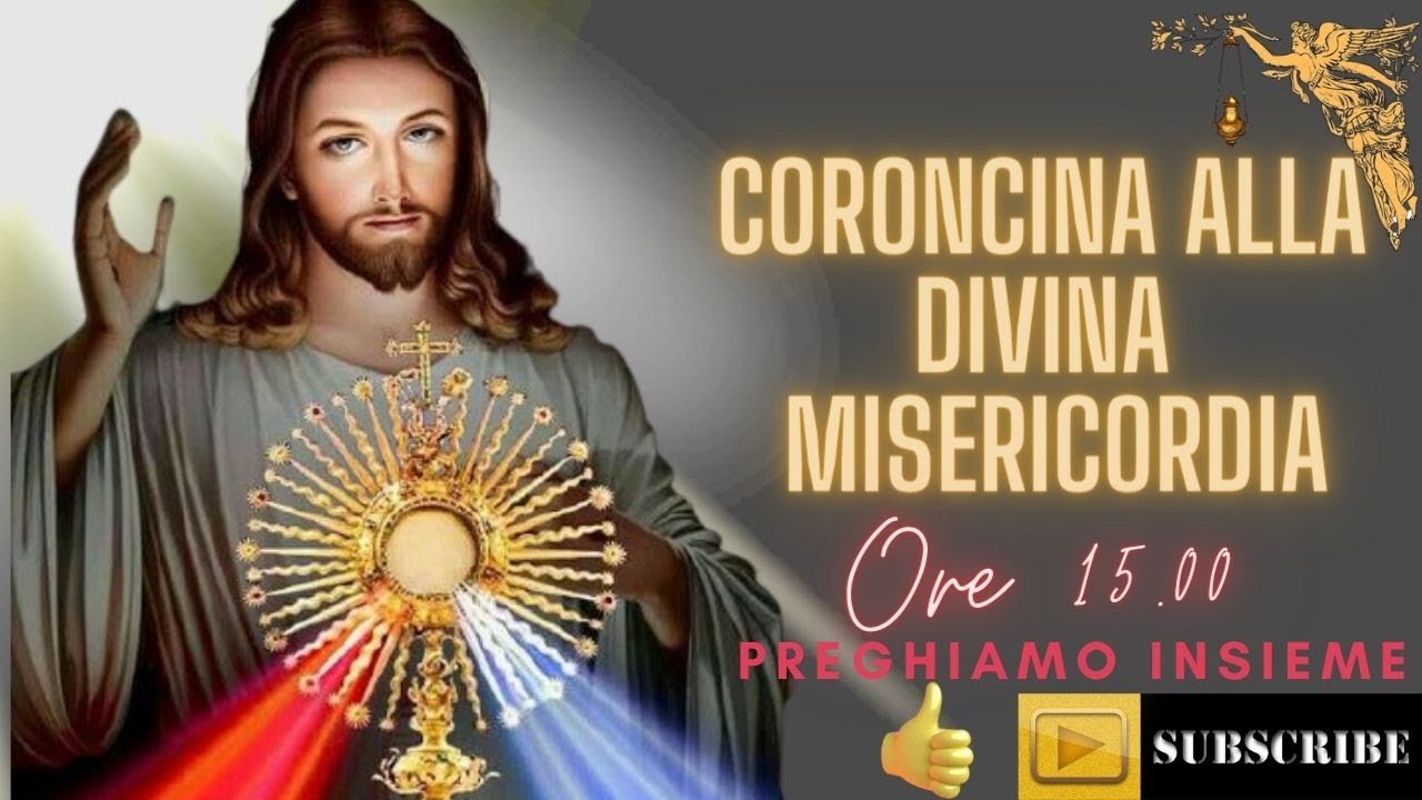 🔴CORONCINA ALLA DIVINA MISERICORDIA PER LA PACE 27-10 -2023 🙏🙏🙏💖 - YouTube