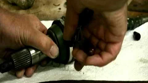 Installing a Clamp on a CV Boot