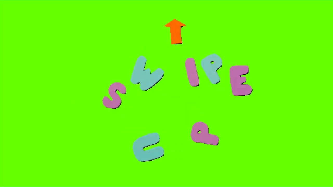 green screen free swipe up