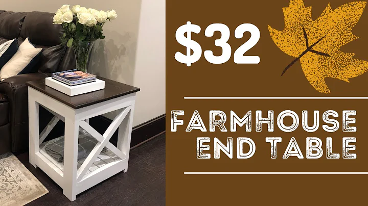 Build a Farmhouse End Table for $32