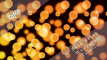 Bokeh speed edit - Gimp tutorial