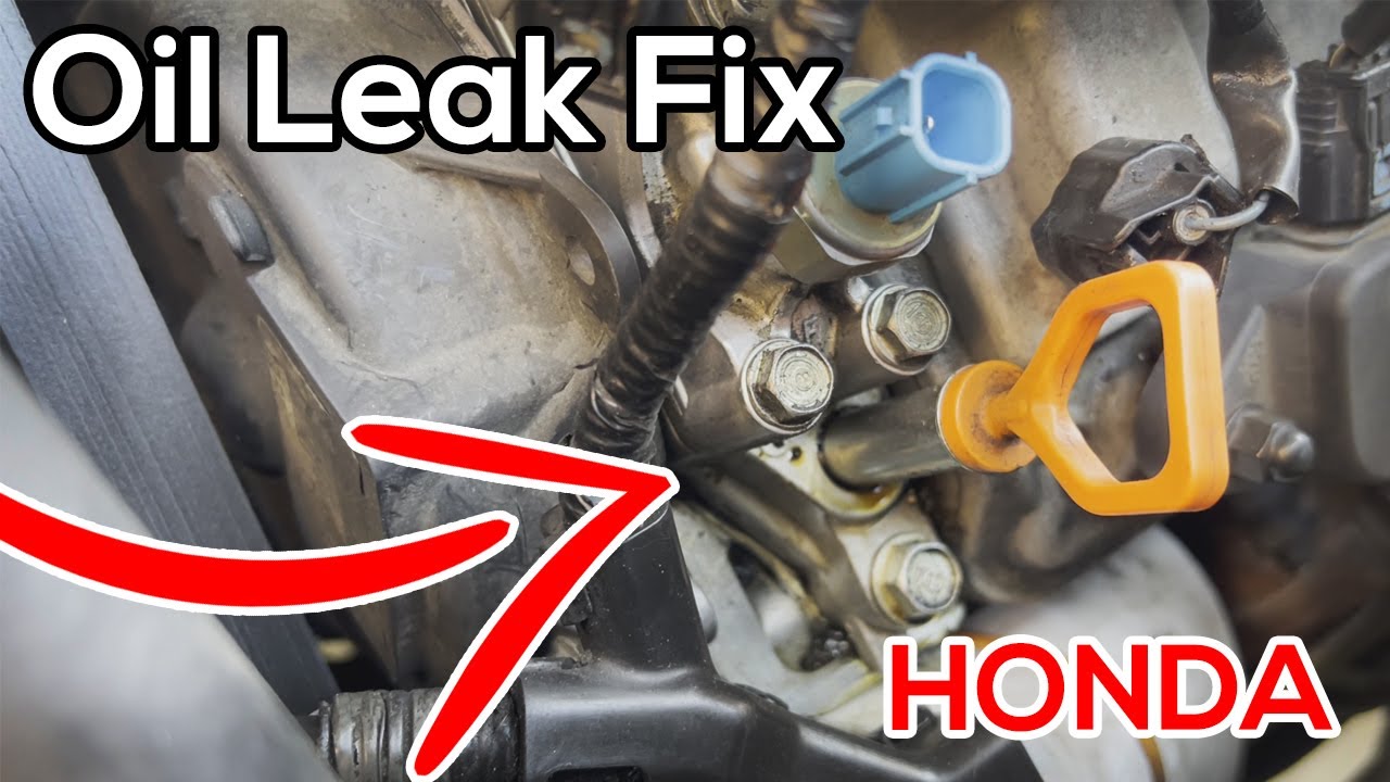 Honda Odyssey Front VTEC Solenoid Leak Fix DIY - YouTube