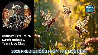 Aliens & Angels Live Podcast, January 11th, 2026 – 2026 PREDICTIONS FROM THE LIVE CHAT