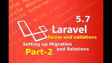 setting up migrations and relation in laravel ||forms and validation in laravel  part 2