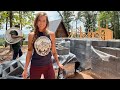 Installing AIR CONDITIONING at our Off-Grid Home + Framing The First Floor | A-Frame Cabin Addition