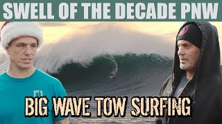 Surfing Giant Waves in the PNW  INSANE Footage!