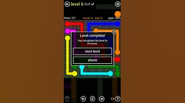 Flow Free Regular pack 8×8 level 6