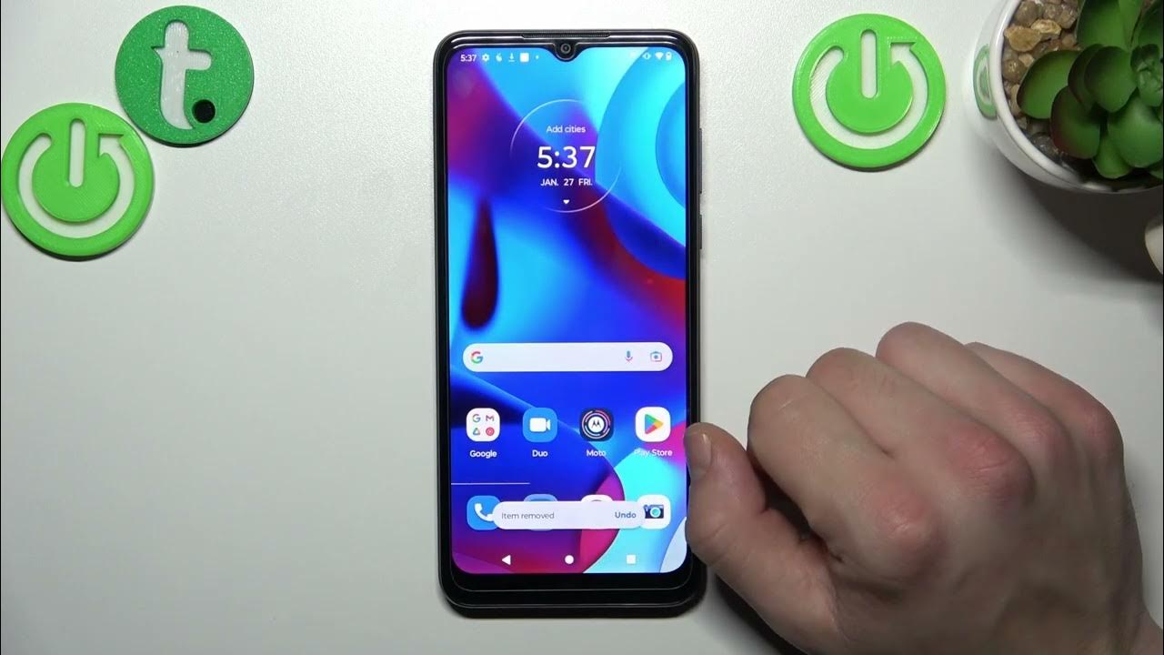 How to Remove/Restore Messages Icon from/to Home Screen on MOTOROLA