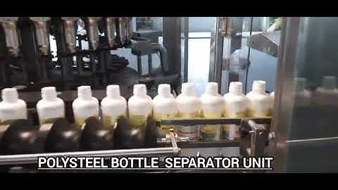 "Bottle Separator with Timing Screw for Packaging Lines | Made in India"