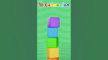 Learn Colors with Block Tower! #cocomelon #shorts