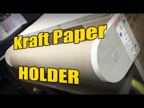 YOU can make this simple paper roll holder for the shop – Easy