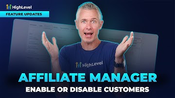 Affiliate Manager: Enable or Disable Customers