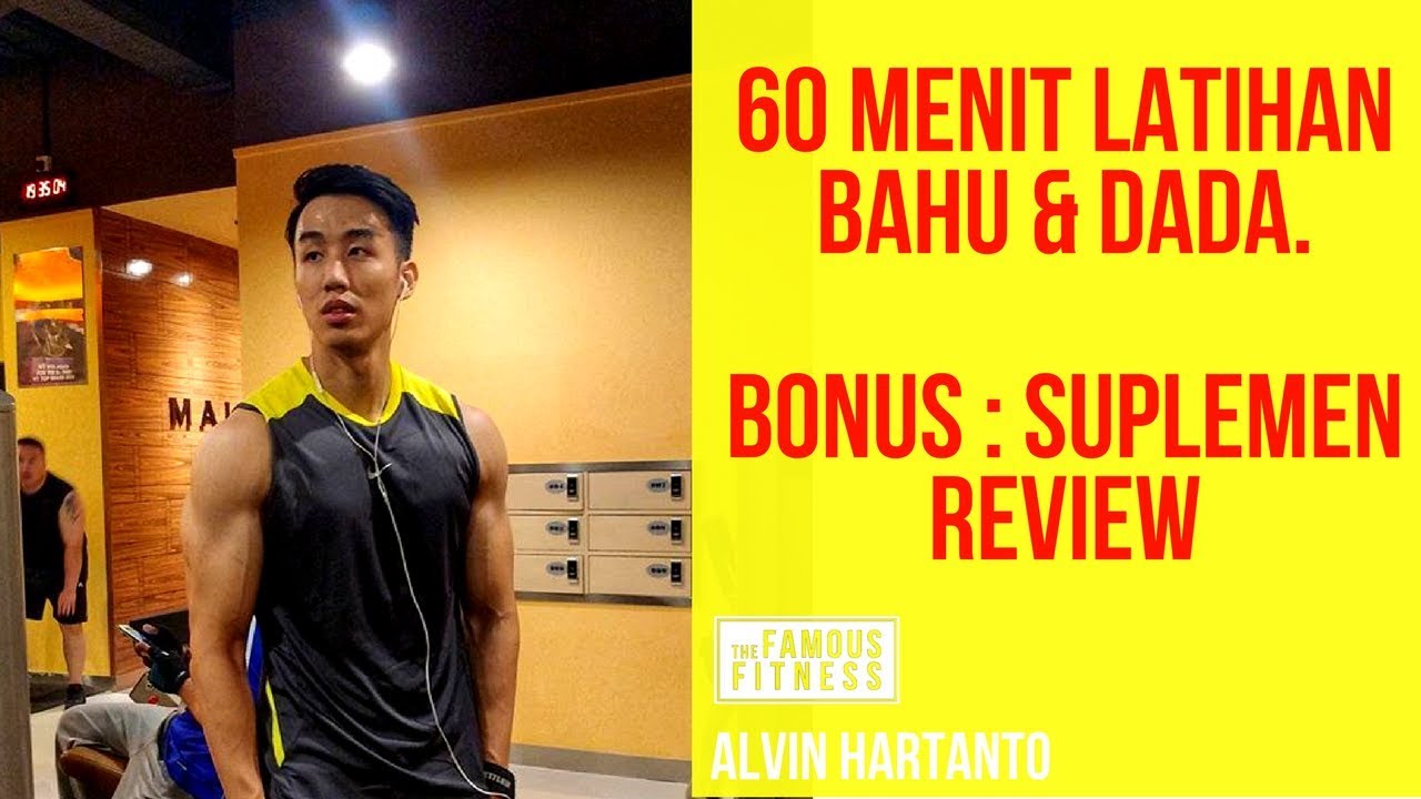LATIHAN BAHU, DADA DI GYM - PUSH DAY - YouTube