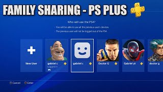 How to share PS Plus across all accounts (PS4/PS5)