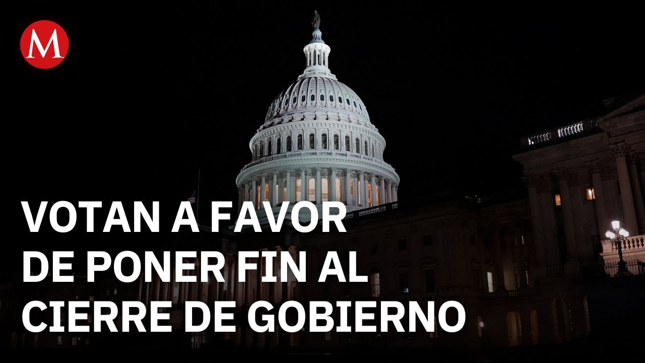 En EU, Senado aprueba iniciar el debate sobre ley para poner fin al cierre del gobierno