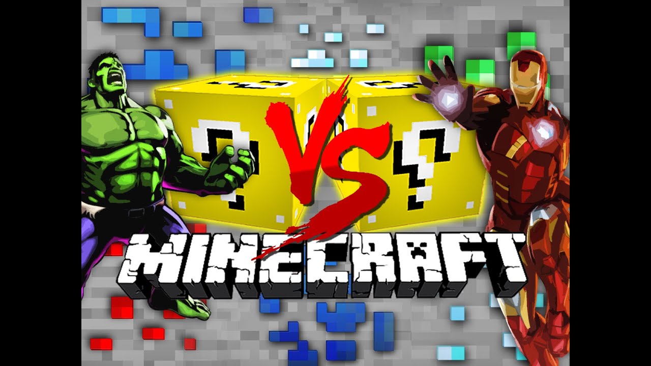 Minecraft: LUCKY BLOCK CHALLENGE | HEROES VS VILLAINS - YouTube