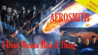 Best Slow Rock Love Song Lyrics Video | Aerosmith - I dont wanna miss a thing