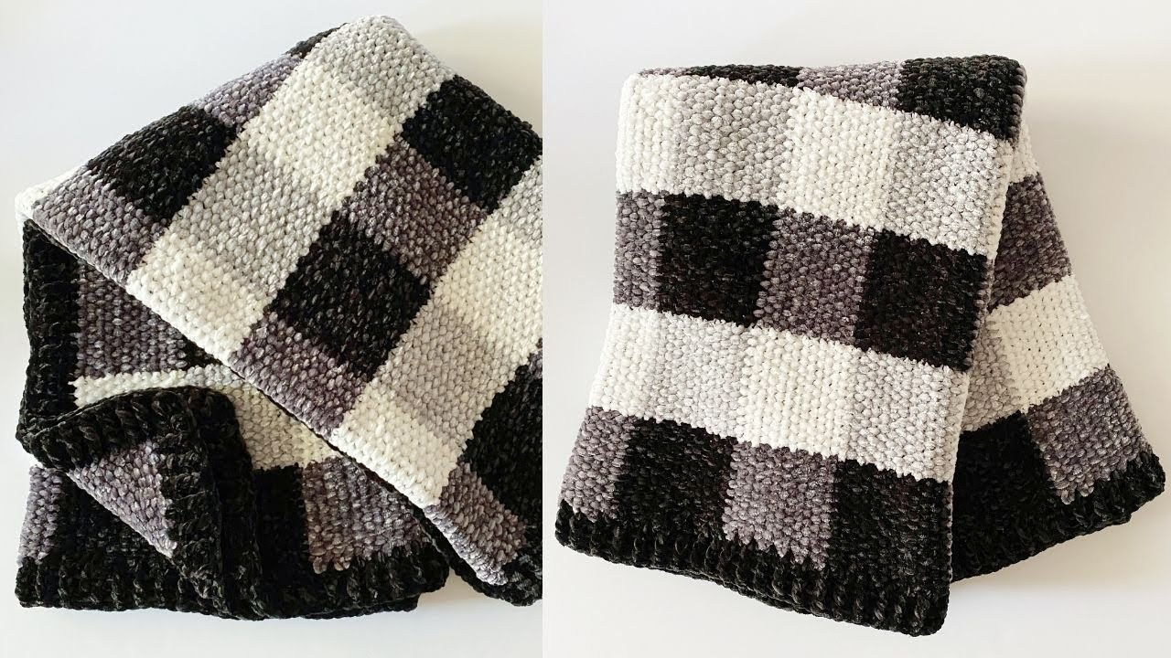 Velvet Buffalo Check Blanket Throw YouTube