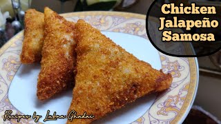 Chicken jalapeƱo samosa | JalapeƱo samosa | Chicken samosa |Banaiye ye ek dum naye chicken ke samose