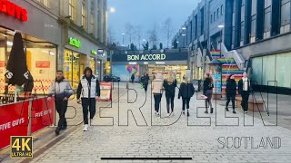 Aberdeen, Scotland Amazing winter walk | 4k HDR | March 2024