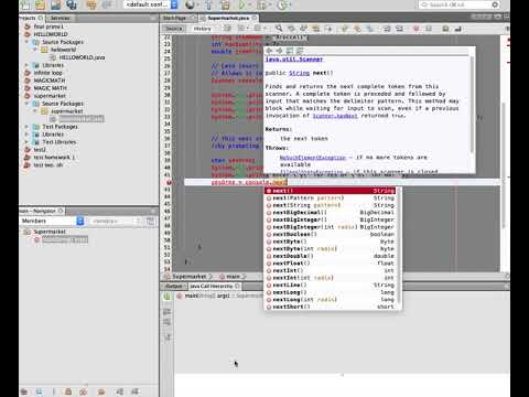 JAVA cashier program - YouTube