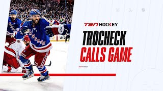 Trocheck calls game for Rangers with goal in double overtime