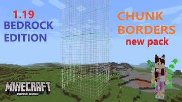 How to get the new chunk borderers in Minecraft Bedrock 1.19 {updated} #bedrockedition #chunks