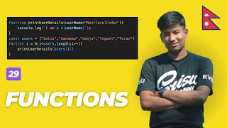 Introduction to Functions in JavaScript | In Nepali
