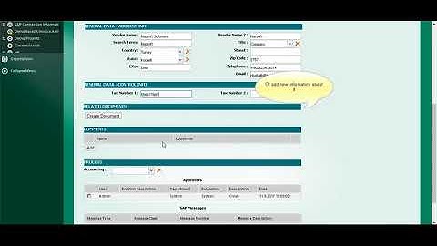 eBA- Vendor Master Maintenance Solution