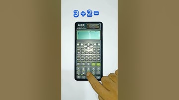 Fraction to Decimal in scientific calculator fx-991es plus #fraction #decimal #casiocalculator