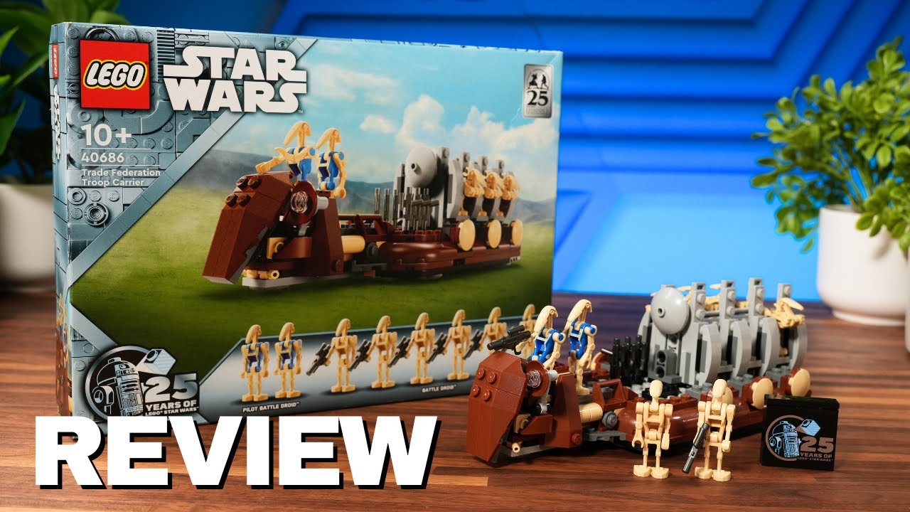 REVIEW: LEGO Star Wars Trade Federation Troop Carrier GWP 40686