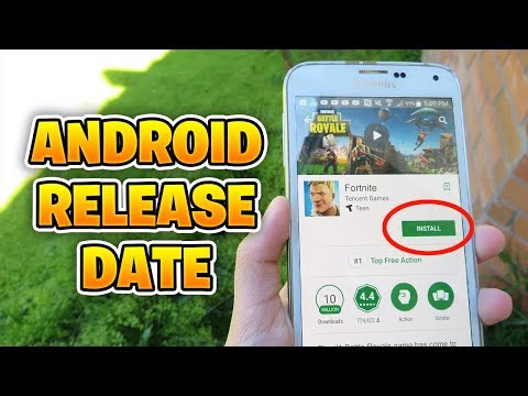 Fortnite Mobile OFFICIAL Android Release Date + Fortnite Mobile Gameplay