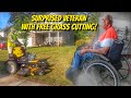 Surprising Mr Bell a Vietnam Vet with some free lawn service today