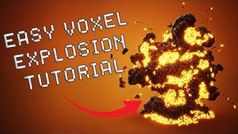 Easy VOXEL EXPLOSION tutorial for FREE