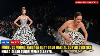 Download lagu REAL TORMENT❗ An Arrogant Model Challenged Allah to Make a Dress from the Quran, This is What Hap...