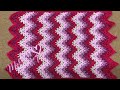 Cobija Crochet Multicolor Zig Zag (cc)