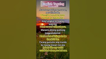 English Tagalog Translation #shorts #english #translation #learn #language #feeds