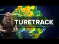 Scattered showers Tuesday