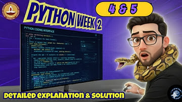 Python Week 2 GRPA 4 & 5 Full Solutions | IIT Madras BS Degree