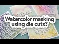 YOU'VE GOTTA TRY THIS! Using contact paper for watercolor masking - Make a Card Monday #285