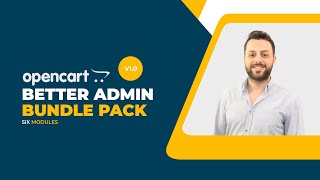 Opencart Better Admin Bundle Pack