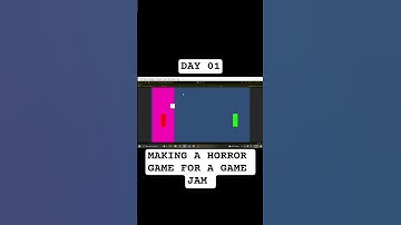 day 1 of making a horror game for a game jam #gamedev #devlog #gamedevelopment #unity3d #gamejam