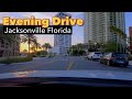 Beautiful Evening Drive - San Marco to Riverside - Jacksonville Florida (No Talking or Music)